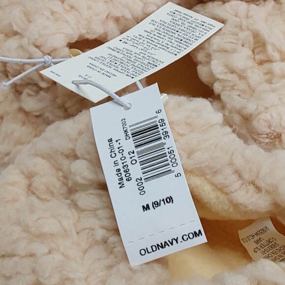 'OLD NAVY' O CRITTER 'LOVEY LAMB' SLIPPERS SHERPA LINED PILLOW SOFT - Picture 12 of 16